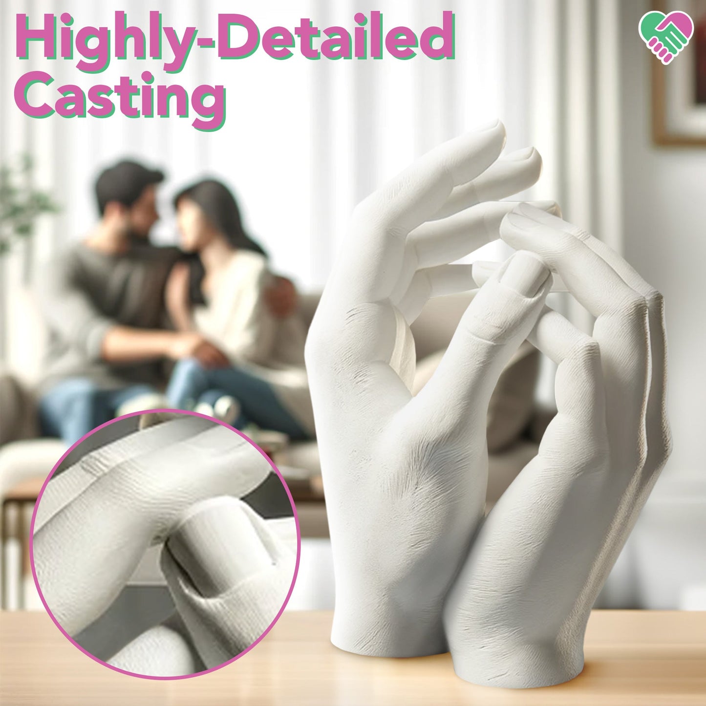 A Couples Hand Casting Kit